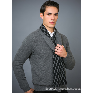 100% Cashmere Men′s Scarf